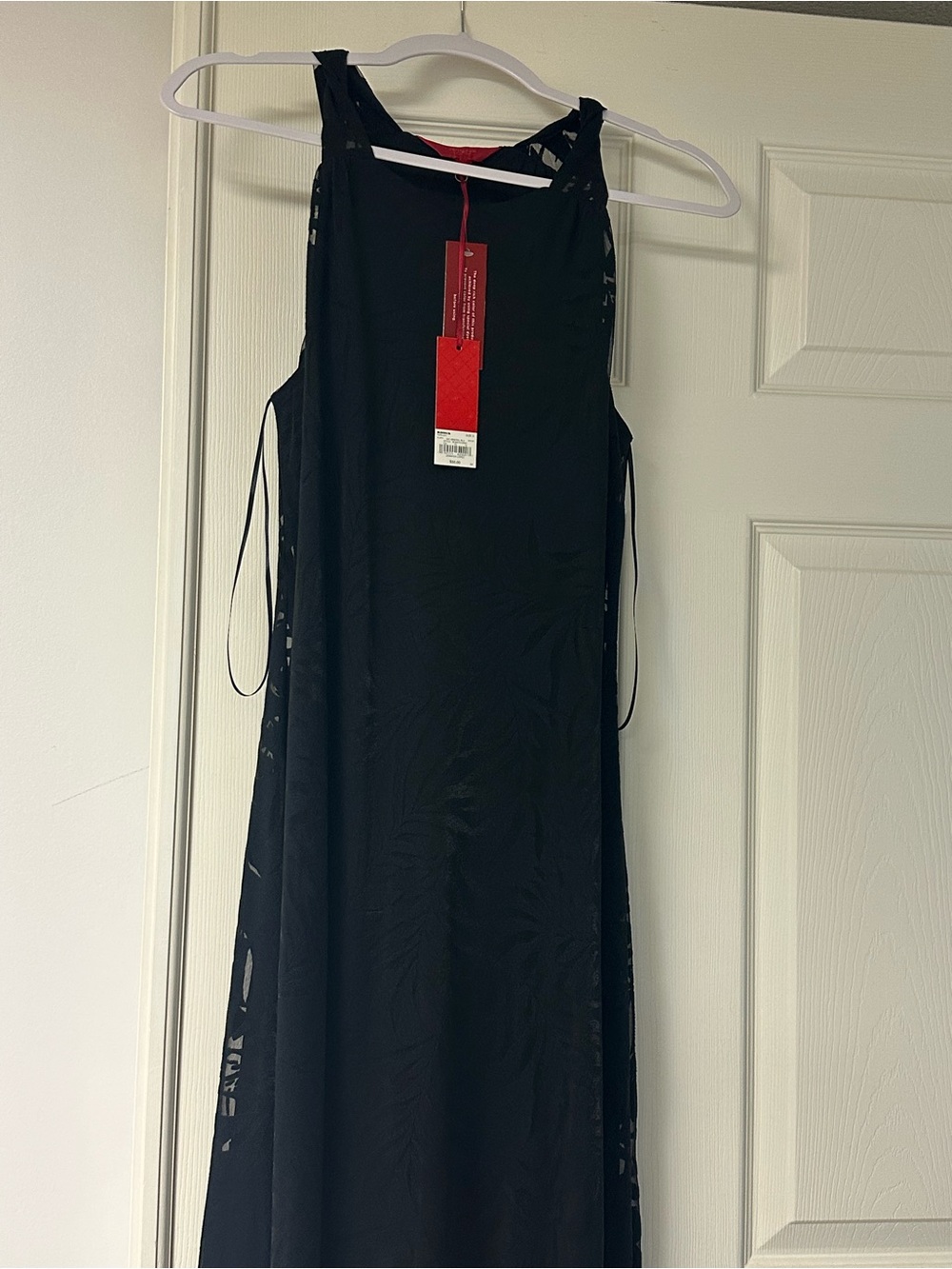 Black Women's Sleeveless Midi  Dress -